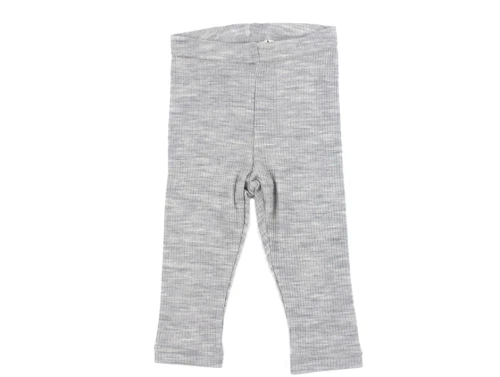 Lil Atelier grey melange legging merinould